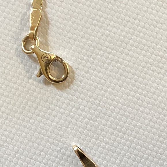 Mejuri Serpentine Chain Bracelet | 14k Gold | Size L - Picture 7 of 9